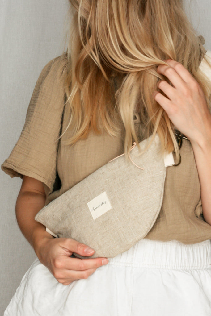 Halfmoonbag | small size - Linen