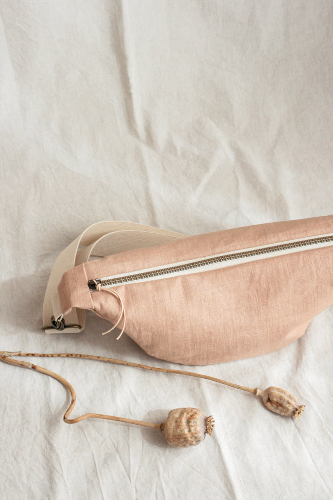 Halfmoonbag | large size - Linen